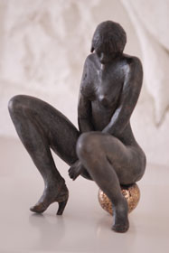 Multimedial umgesetzte Fotos - Bronze Skulptur